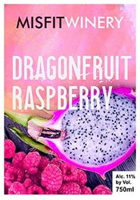 Dragonfruit Raspberry Wine from Misfit Winery in Washington, D.C. Buy online!